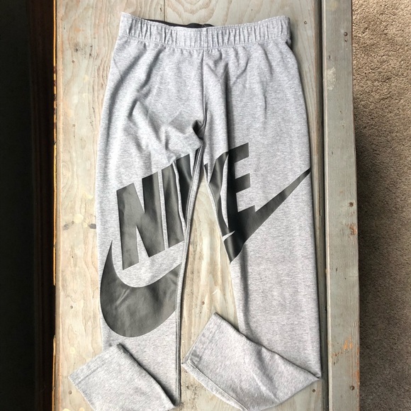 Nike Other - LIKE NEW Nike youth athletic leggings gray  large
